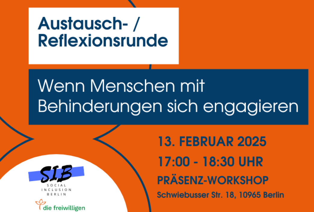 Cover Bild Workshop Social Inclusion Berlin Februar 2025