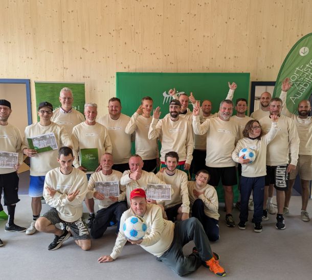 Gruppenbild Inklusive Sport Assistenz Ausbildung Juli 2024